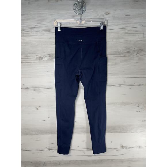 Eddie Bauer Pants Womens Medium Navy Blue Jogger Cargo Pocket Stretch EB002015 - Picture 7 of 11